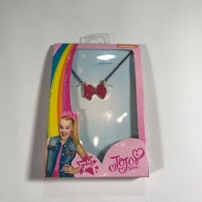 JoJo Siwa Bow Pendant Necklace 16"-18" Chain NWT