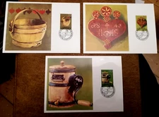 Pottery Farming milk butter 3x MAXIMUM CARD Liechtenstein complete set