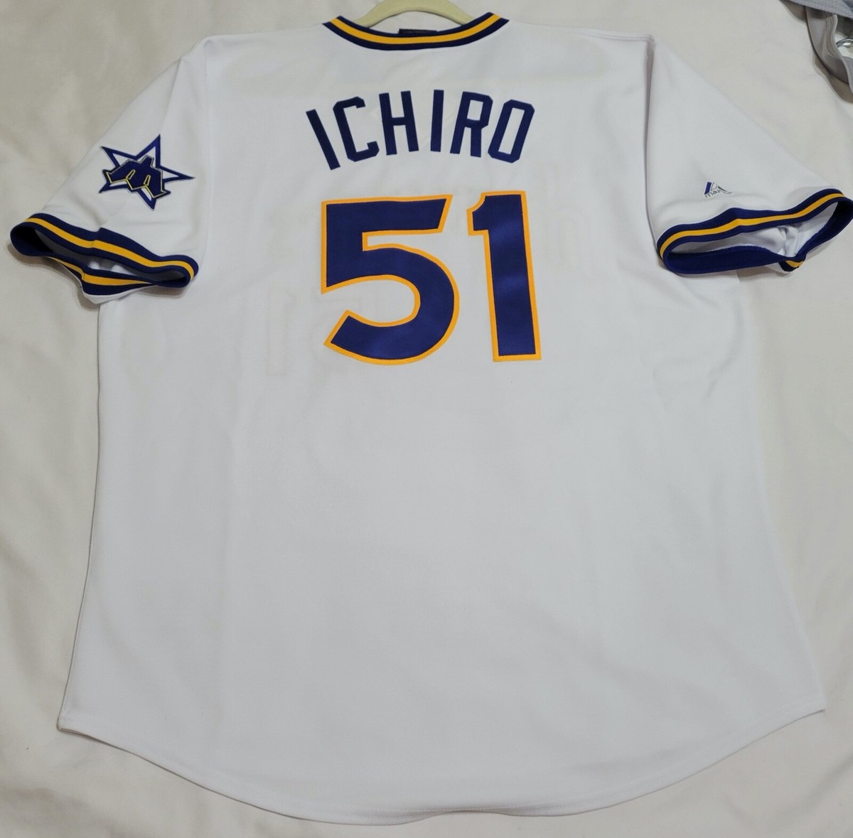 AUTHENTIC MAJESTIC XL ICHIRO SUZUKI SEATTLE MARINERS TBTC Jersey