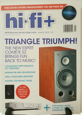 Hi Fi Plus UK Triangle Triumph Esprit Comete EZ Krell Amp Mar 2015 FREE SHIPPING