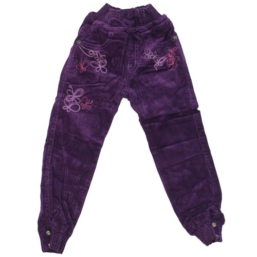 Pantalones de cordón lindos para niños y niñas pantalones de cordón pantalones para niños pantalones de tela pantalones cálidos - Imagen 5 de 10