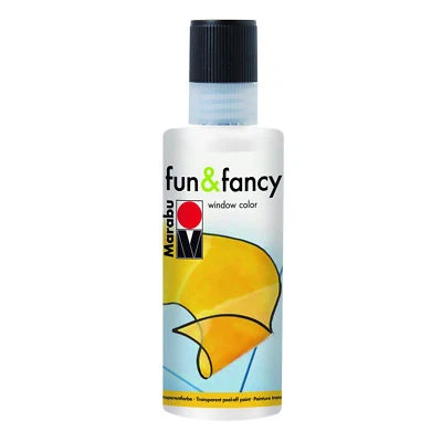 Marabu Window Color fun & fancy Fenstermalfarbe 80ml 101 kristallklar abziehbar