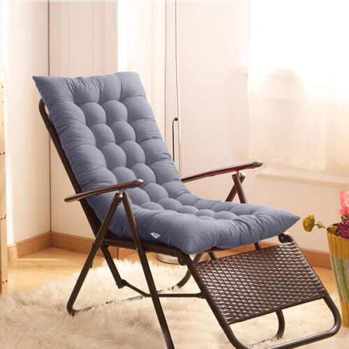 110CM Sun Lounger Cushion Pad Replacement Garden Outdoor Chair Seat Recliner UK - Picture 5 of 13