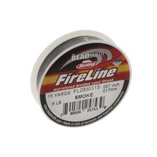 FireLine Beading Thread 8lb .007 Smoke Gray 43715 15yd Mini Spool Beadsmith