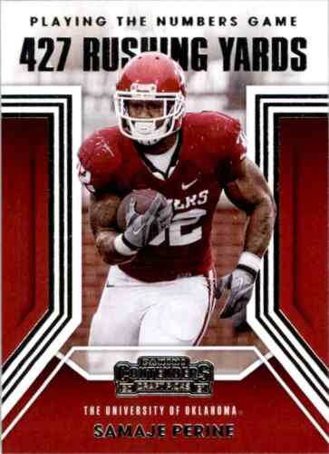 2021 Panini Contenders Draft Picks Samaje Perine RC Alabama Crimson Tide #40