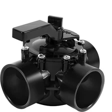 4717 3-Port 2-2-1/2-Inch Positive Seal NeverLube Valve 170 GPM Flow for 2" PVC