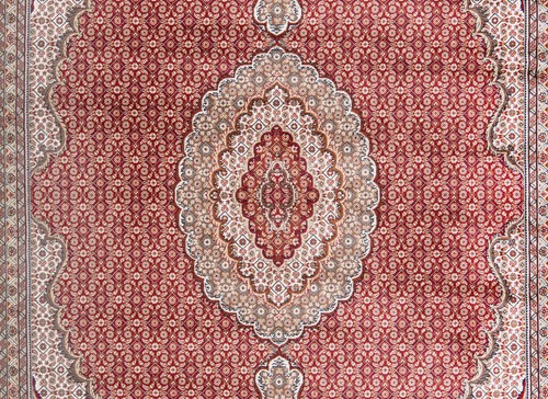 Tabriz Medallón Machine Woven Rug Persian Various Sizes - Rug, Carpet, Red - Picture 24 of 35
