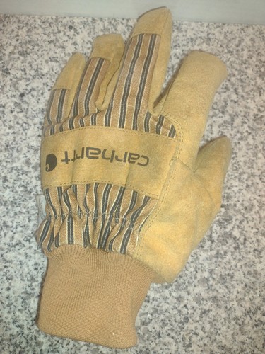 Carhartt Mens Glove Insul-Cowhide Suede Leather Thinsulate Sz XL. 1 L Glove ONLY