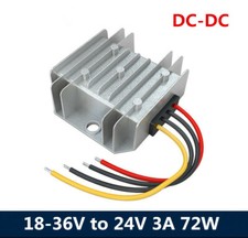 DC voltage regulator 24V to 24V buck-boost module 18-36V to 24V 3A 72W