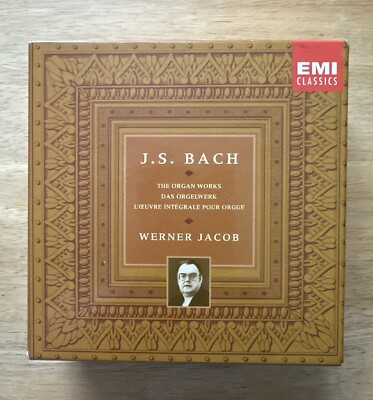 Werner Jacob ; Bach : The Organ Works - EMI 16 x CD Boxset