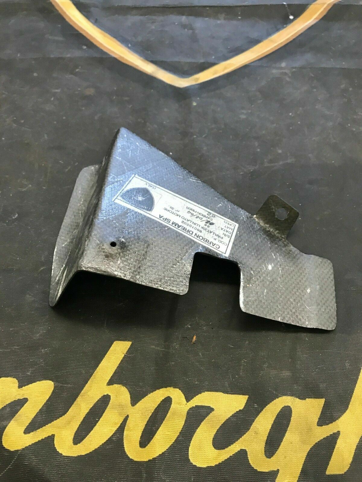 LAMBORGHINI MURCIELAGO COUPE RIGHT CARBON FIBER ENGINE BAY COVER OEM 418103555