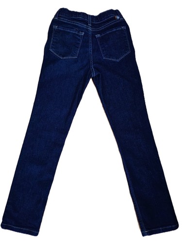 La Miniatura Contrast Stitched Slim Straight Leg Jeans Blue Indigo Size 8 Years - Picture 2 of 6