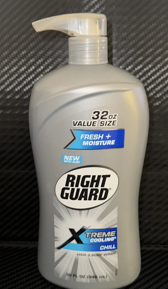 Right Guard Xtreme Cooling Chill Hair& Body Wash  Fresh + Moisture 32 OZ. - Image 2 of 4