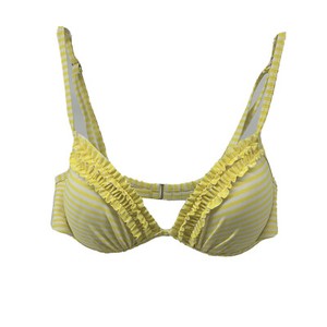 yellow push up bikini top