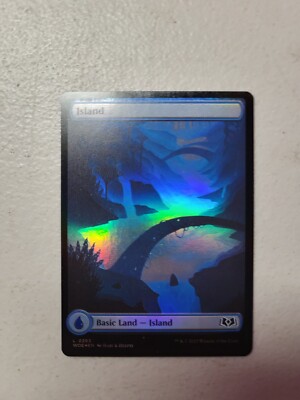 1x FOIL - MTG Island (0263) - Wilds of Eldraine NM Free Shipping