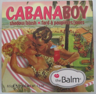 the Balm  Cabana Boy Shadow/Blush  Rose Pink  0.3 oz / 8.5g ea  RARE HTF