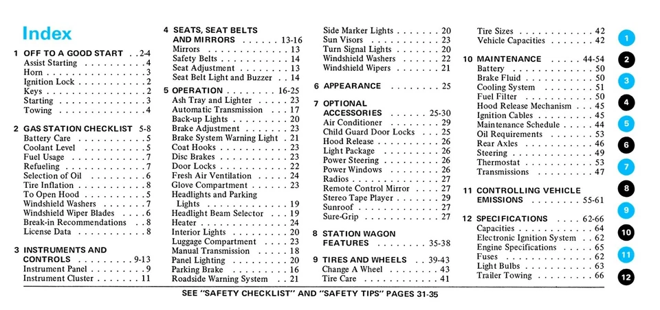 1973 Plymouth Satellite / Road Runner Owner's Manual - COLOR - Image 3 of 4