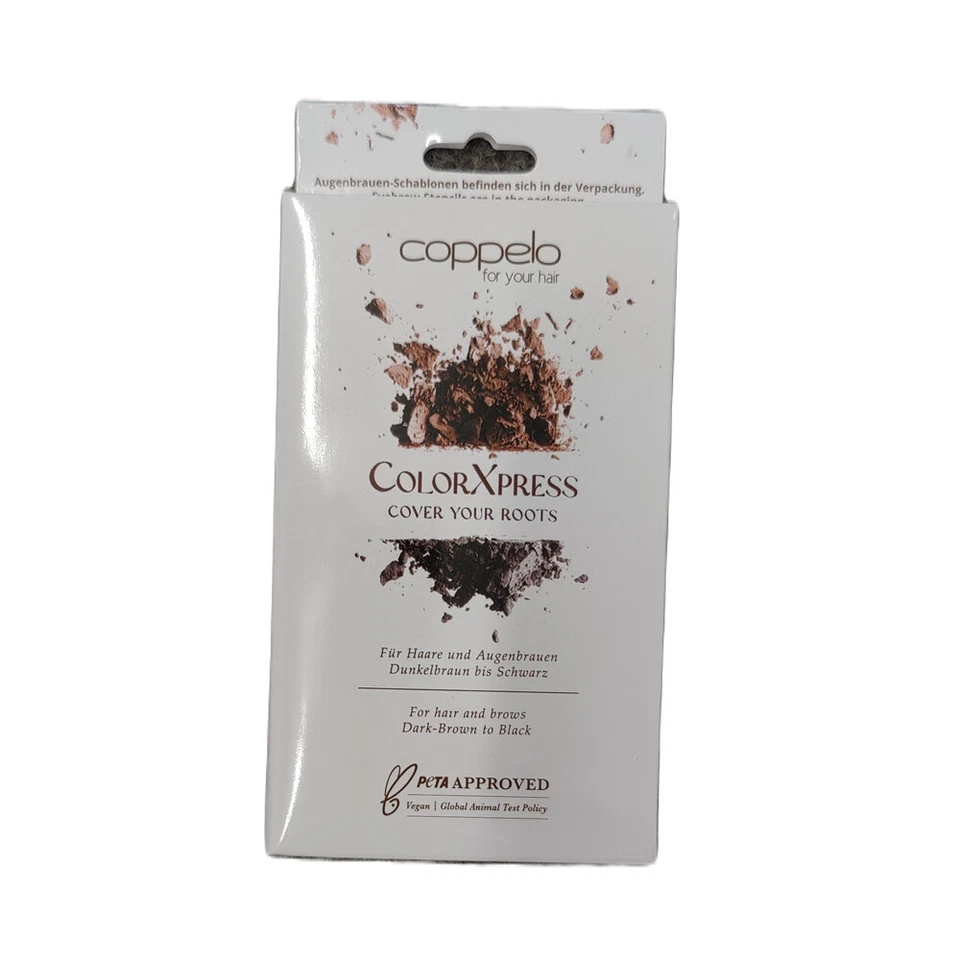 Color XPress Ansatzabdeckung dunkelbraun - schwarz 2 x 4g Grauhaarabdeckung - Bild 2 von 4