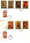 HUNGARY - 1975. FDC - Virgin and Child/18th Century Icons Mi : 3081-3087.