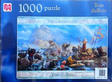 THE CELEBRATION BY TOM DU BOIS - 1000 PIECE JIGSAW PUZZLE - NEW & SEALED