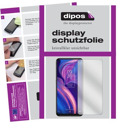 6x Schutzfolie für TCL Plex klar Displayschutzfolie Folie Display Schutz dipos