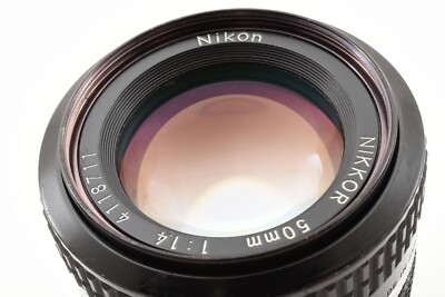 Nikon Ai Nikkor 50mm F/1.4 MF Standard F Mount Lens #4442699 JP