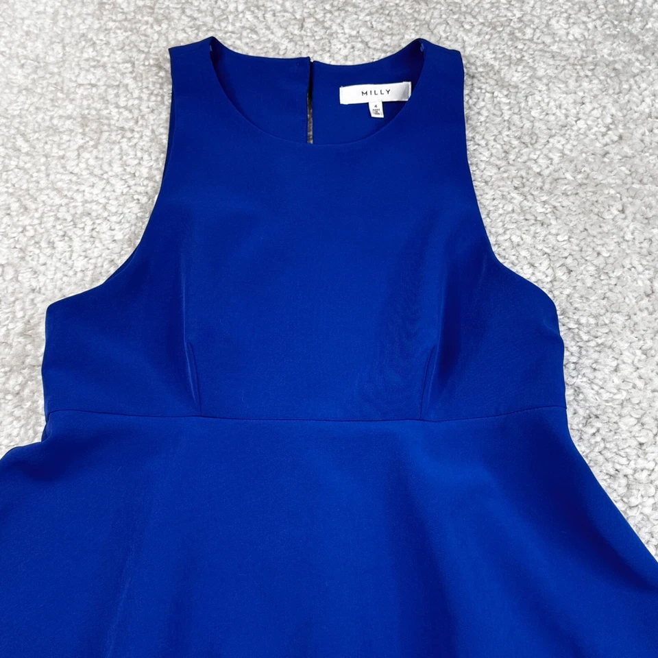 Camiseta sin mangas Milly Blue Peplum para mujer 4 Foto 4 de 4