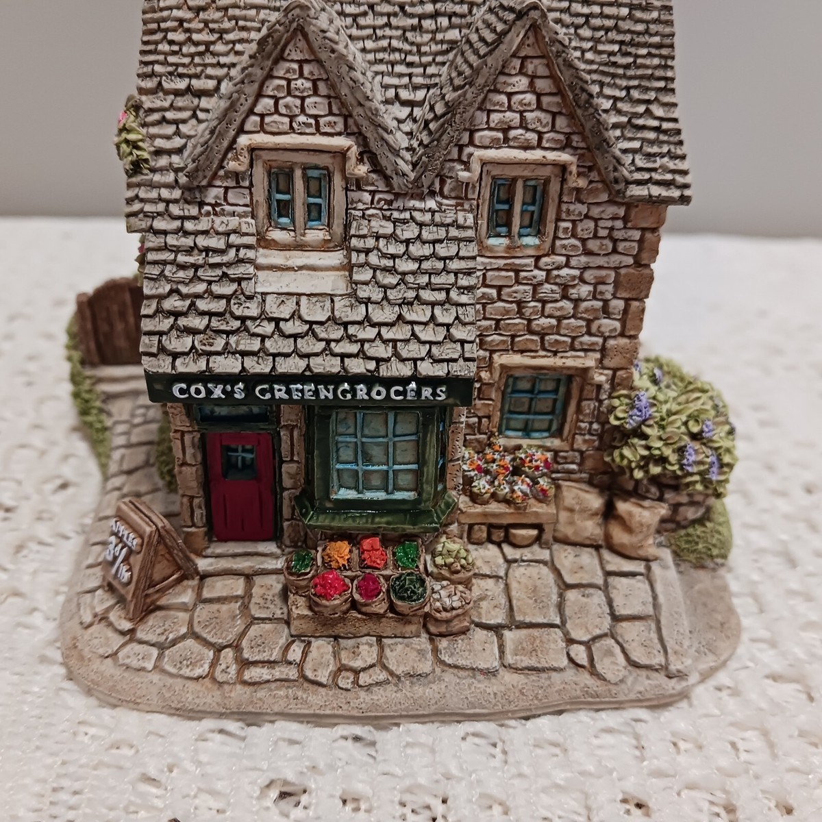 Lilliput Lane Greengrocer Cox's Greengrocers - Handmade and
