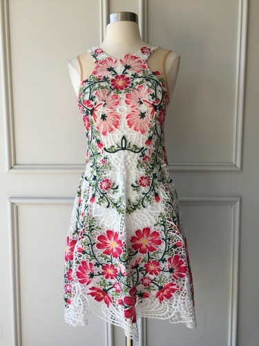 thurley : flower bomb embroidered mini 