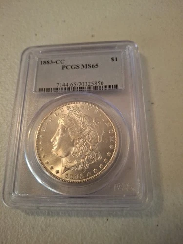 1883-CC Carson City Morgan Silver MS 65