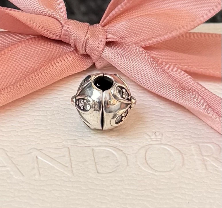 Original Pandora Clip „Dazzling Daisy“ 925 Silber #791493CZ - Bild 3 von 3