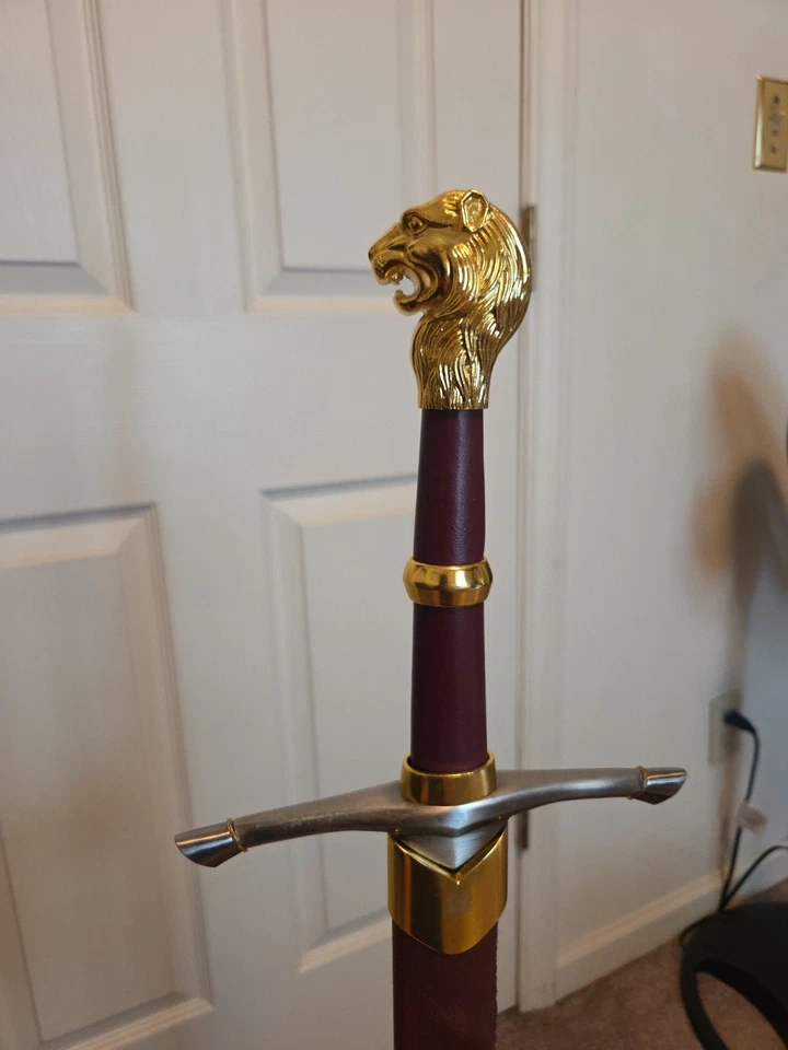 Película ESPADA CRÓNICAS DE NARNIA PRÍNCIPE ESPADA RÉPLICA ESPADA LARGA MEJOR REGALO ESPADA Foto 2 de 4