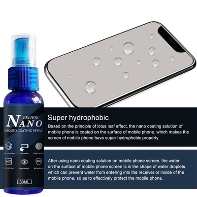30ml Beschichtungsspray Kratzer Reparatur Anti-Fingerabdruck Nano für Handy 