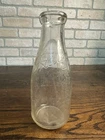 Vintage Gridley Dairy One Quart Glass Milk Bottle Milwaukee Wisconsin