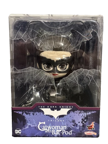 DC Batman The Dark Knight Rises Catwoman con Batpod Cosbaby (S) Bobblehead