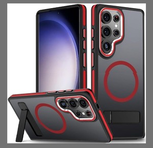 MALEWOLF for Samsung Galaxy S25 Ultra Case, Shockproof Magsafe With Kickstand