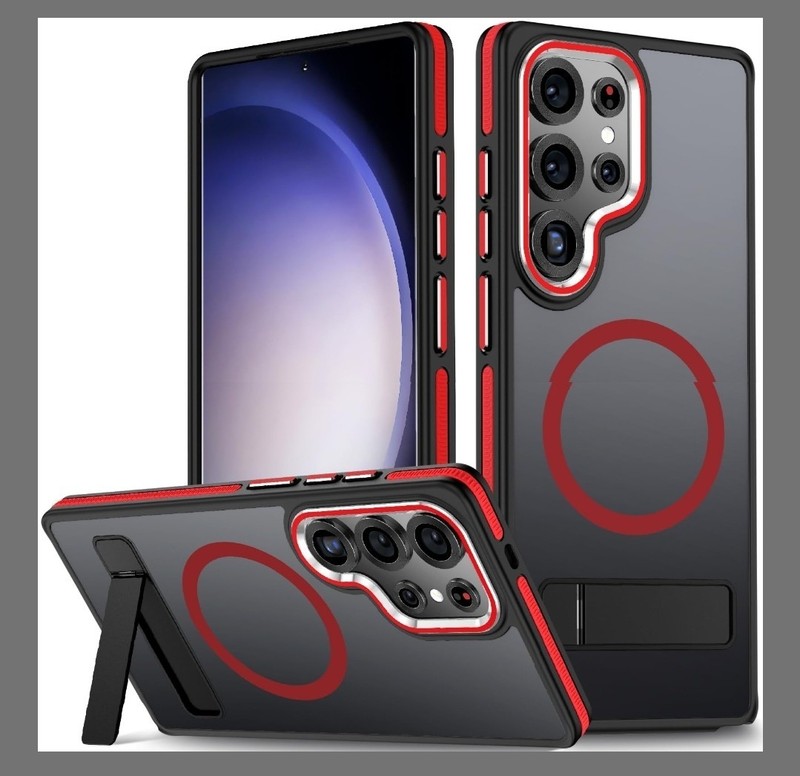 MALEWOLF for Samsung Galaxy S25 Ultra Case, Shockproof Magsafe With Kickstand