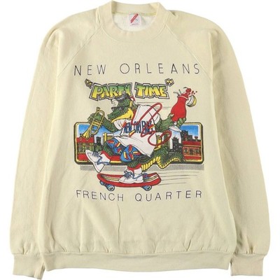 Sweat-shirt Jerzees Bird Panorama vintage des années 90 - XL - France