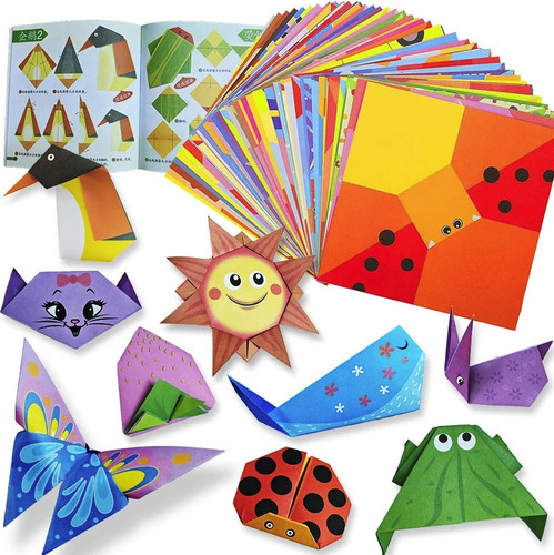 Origami Paper Kit with Instruction Book