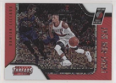 2016 Panini Threads Front-Row Seat Century Proof Dazzle Damian Lillard #5 00hl