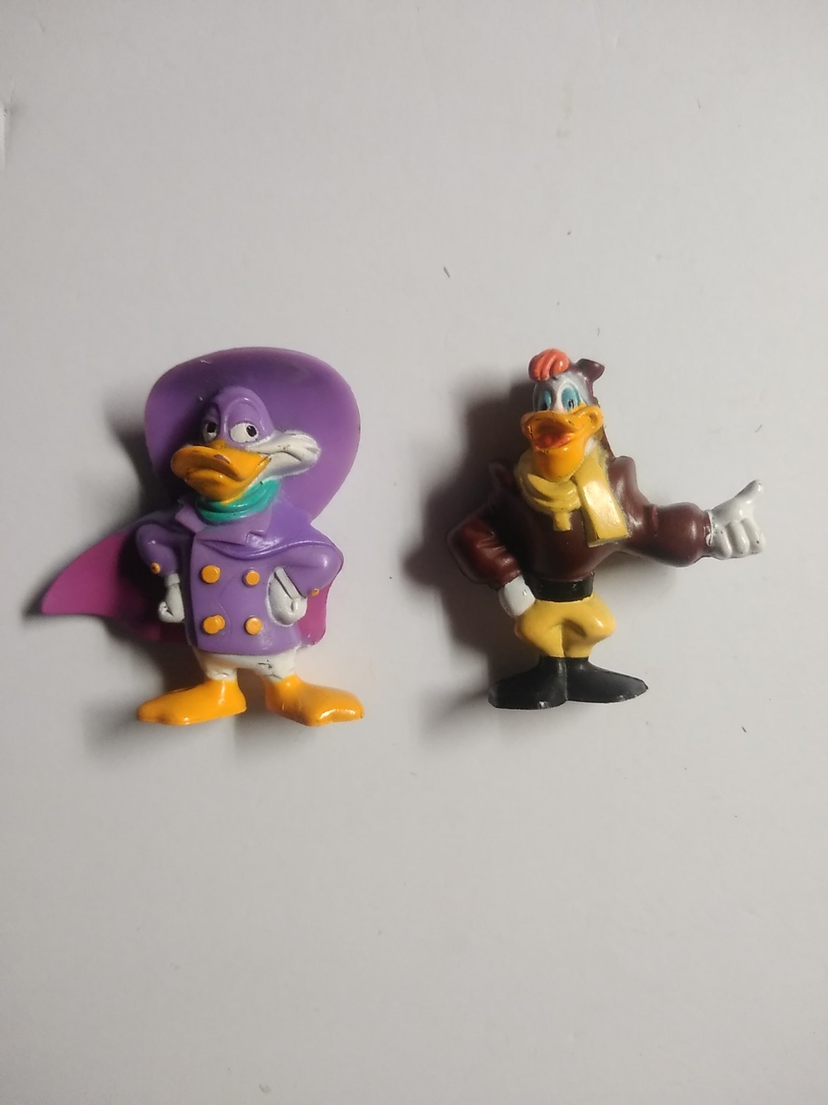 1992 Disney Launchpad McQuack And Darkwing Duck 2" Figures.