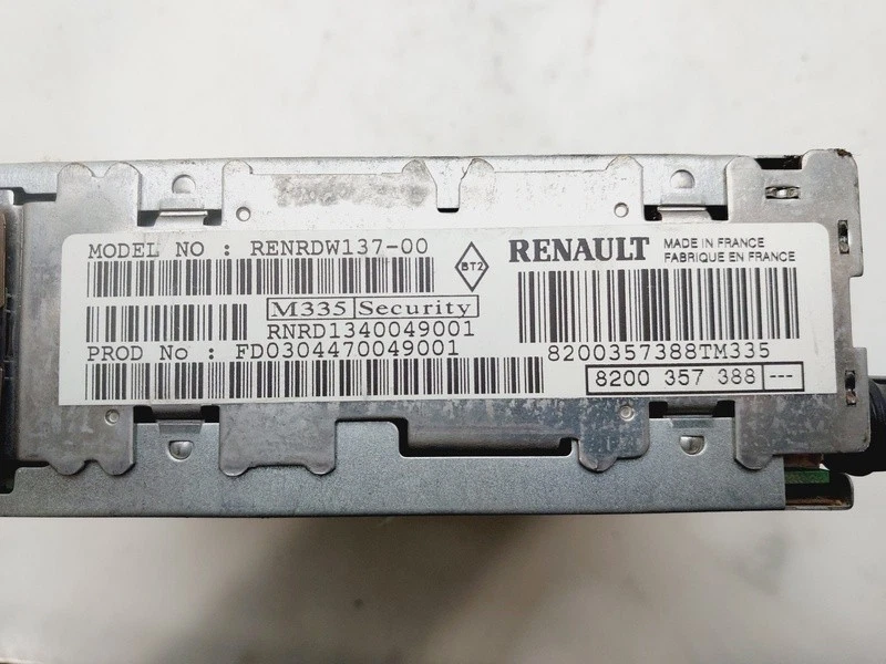 8200357388 sistema radio per RENAULT MODUS I 2006 9374453 - Immagine 3 di 4