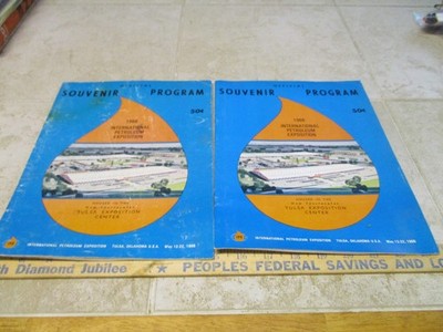 VTG Lot 2 Official Souvenir Program 1966 IPE Tulsa OK International Petroleum