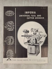 Early Imperia Parker Tool And Cutter Grinder Manufacturing Company Circular