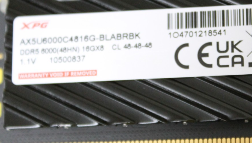 NEW XPG LANCER BLADE RGB 32GB (2x16GB) DDR5 RAM 6000MHz