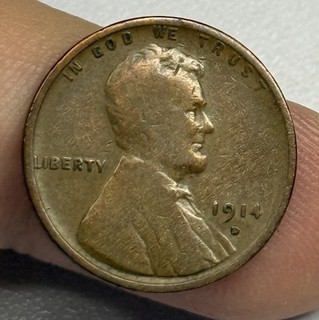1914 D Lincoln Wheat Cent Filler Coin