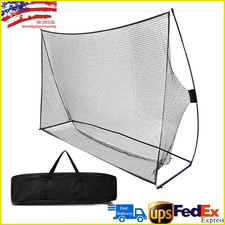10x7FT Portable Golf Practice Net Hitting Driving Training Equipmet w/Carry Bag