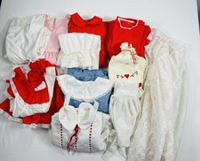 Vintage Handmade Little Girl Clothes Lot 12 Pieces