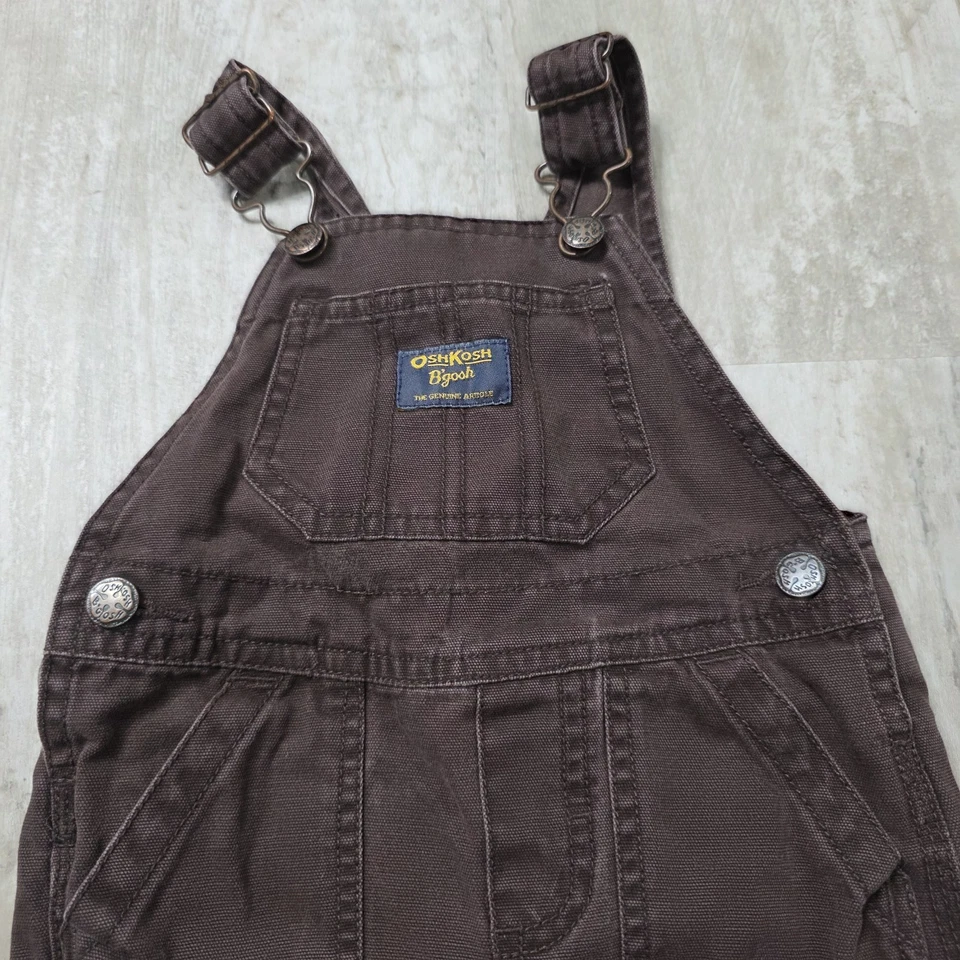 Mono Osh Kosh Bgosh Chaleco Algodón Talla 12 Meses Foto 4 de 4