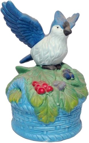 3506 - 5" Color Ceramic Blue Jay - Wings Open - |Z-55|